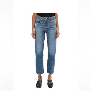 Levi's Mid-Wash Ankle Jeans